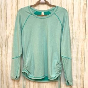 Lucy Tech Long sleeve Top Striped Sz Large